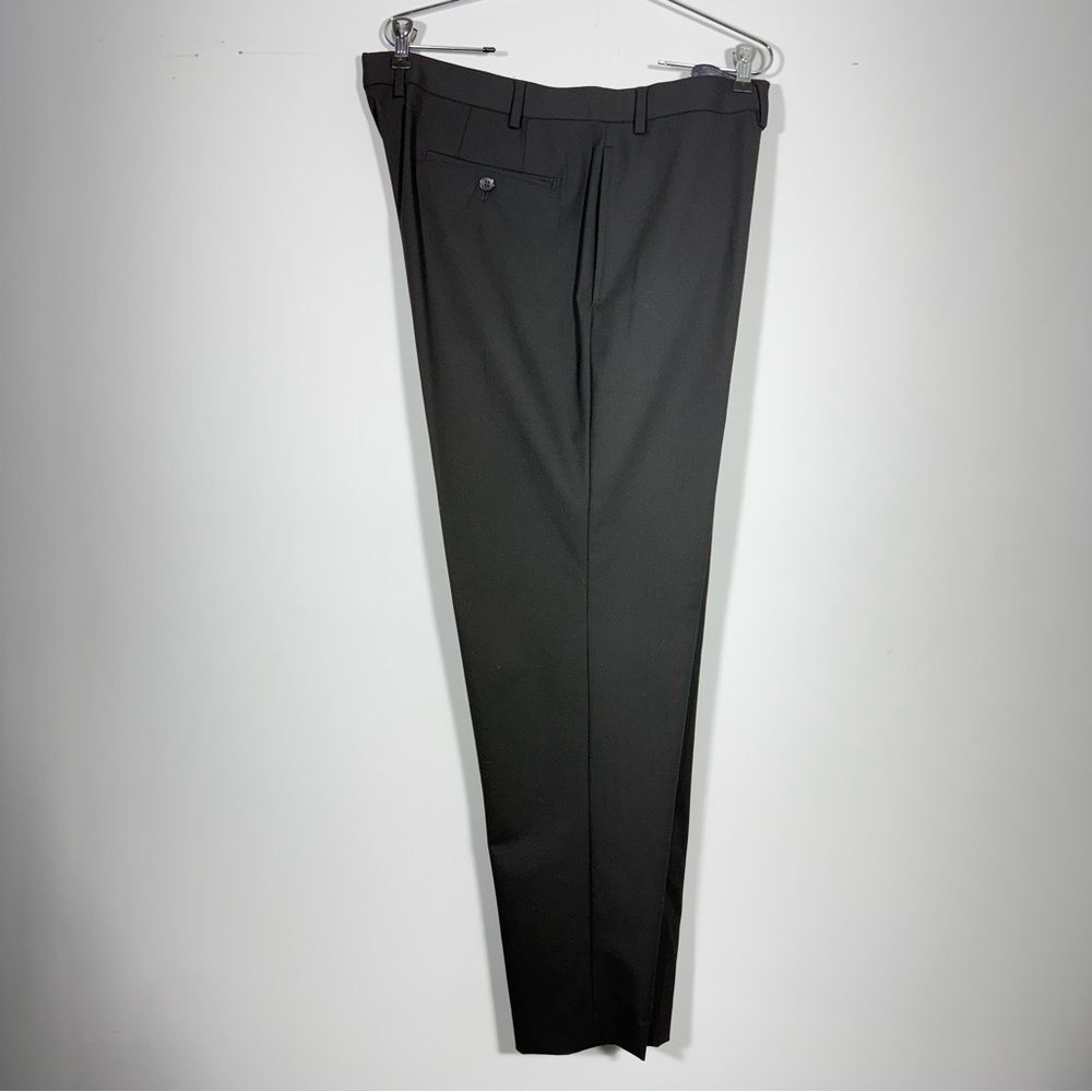 NWT Lauren Ralph Lauren Norton Ultraflex Dress Pants 40x30 Black Flat Front - Picture 12 of 14